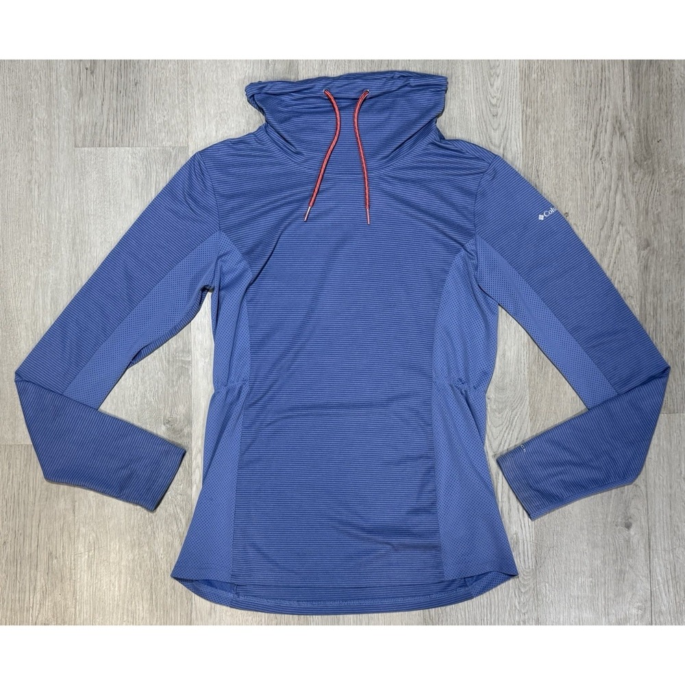 Columbia Mountain Run II Pullover Women's S Turtle Neck Long Sleeve Lightweight